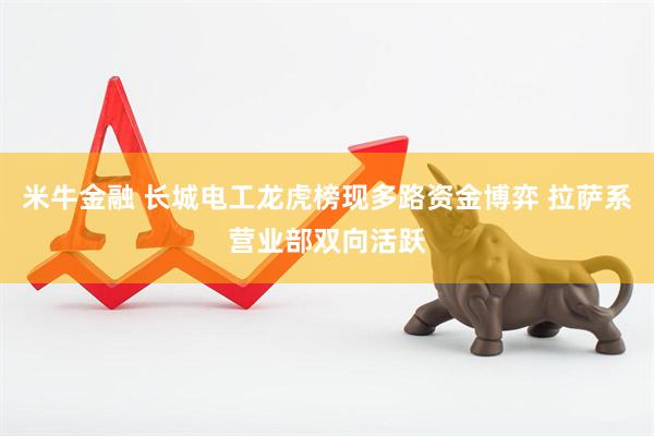 米牛金融 长城电工龙虎榜现多路资金博弈 拉萨系营业部双向活跃
