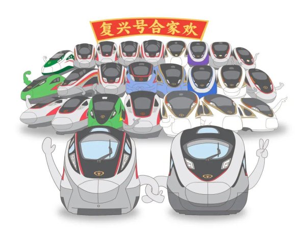 海龟网 复兴号家族证件照上新！全球最快成员登场→