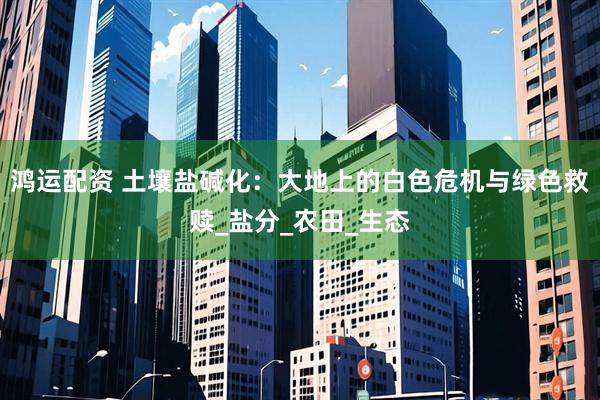 鸿运配资 土壤盐碱化：大地上的白色危机与绿色救赎_盐分_农田_生态