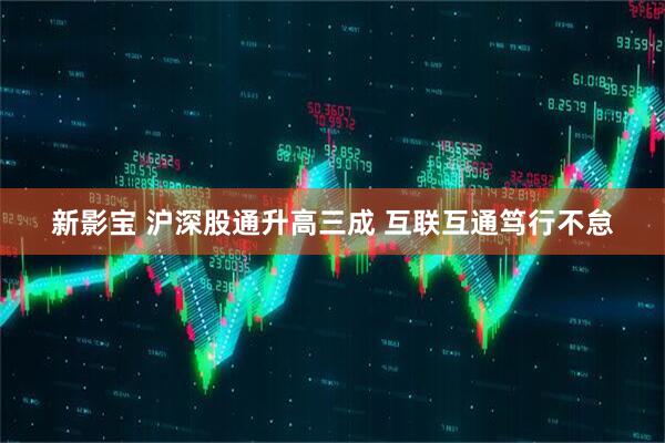 新影宝 沪深股通升高三成 互联互通笃行不怠